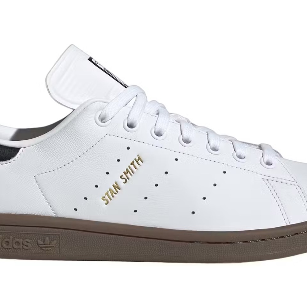 EUC [|G1320] Adidas Men's Stan Smith Cloud White Core Gum Sneakers 8.5 M/10 W